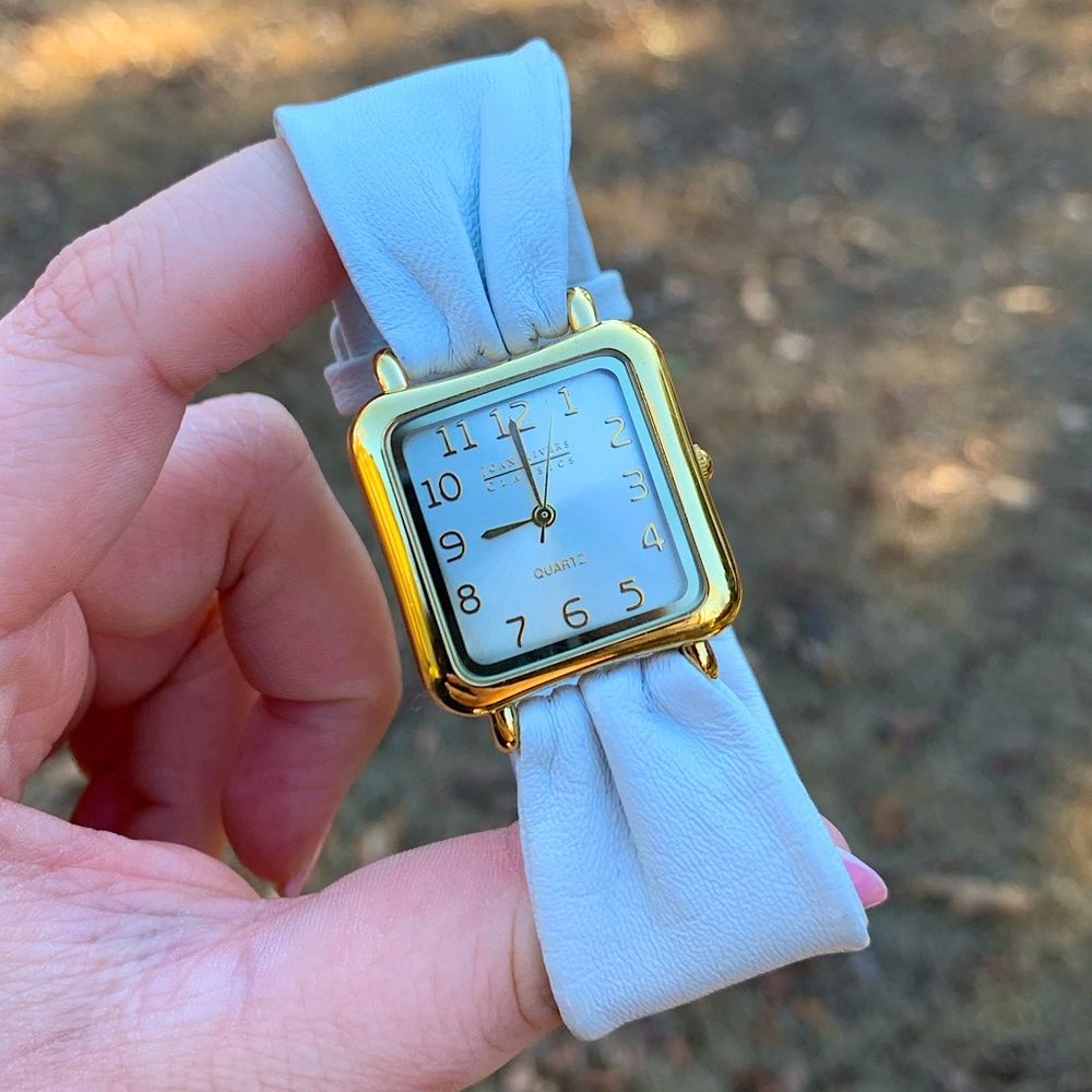 Joan Rivers Leather Band Watch